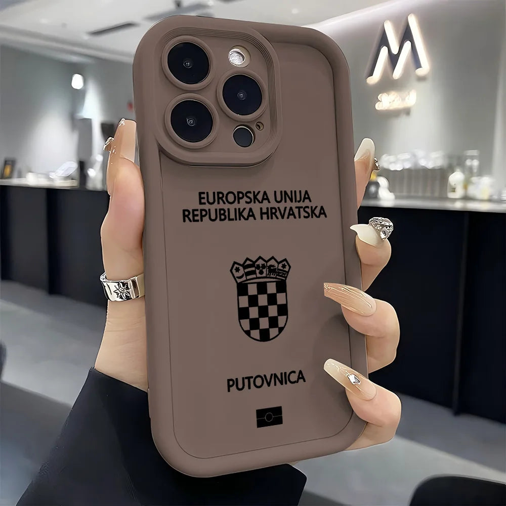 Croatia Passport Phone Case | HR