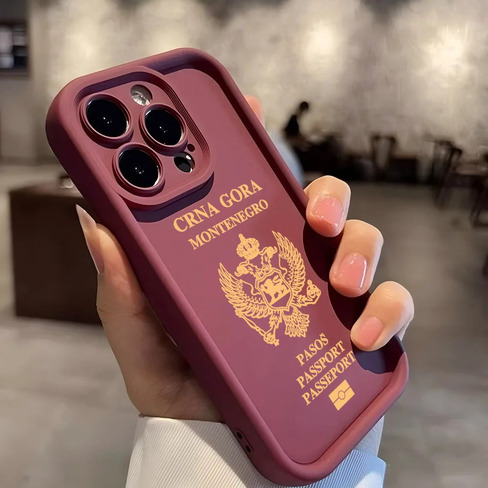 Montenegro Passport Phone Case | MNE