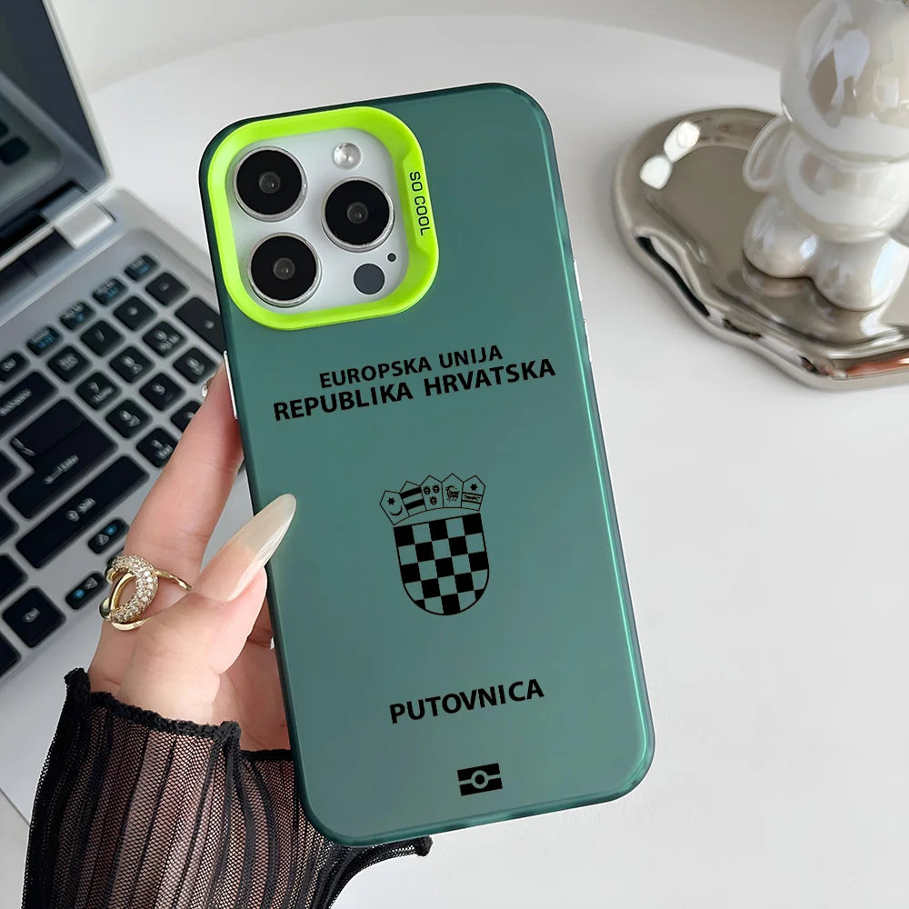 Croatia Passport Phone Case | Matte