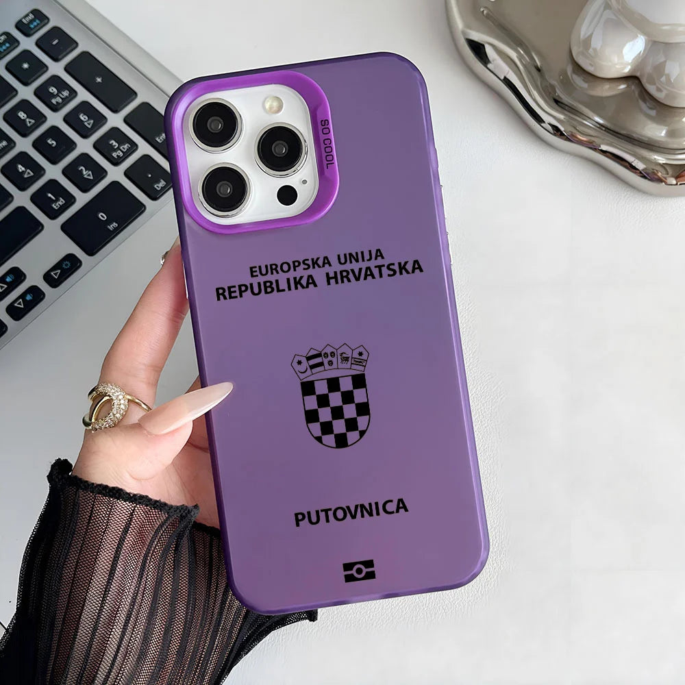 Croatia Passport Phone Case | Matte