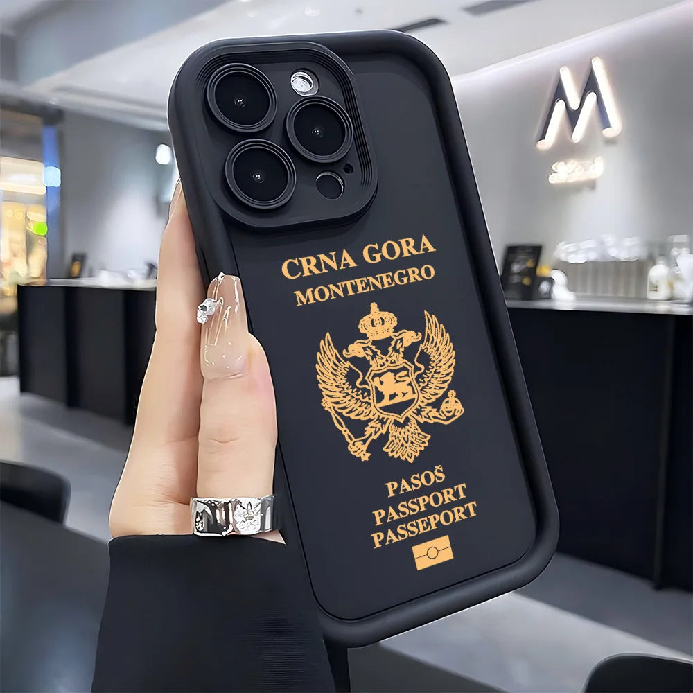 Montenegro Passport Phone Case | MNE