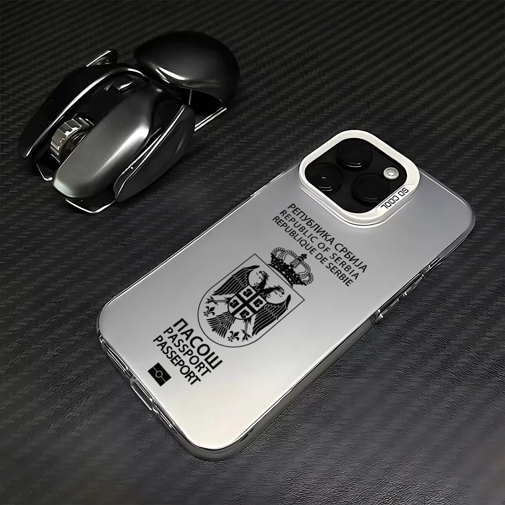 Serbia Passport Phone Case | Matte