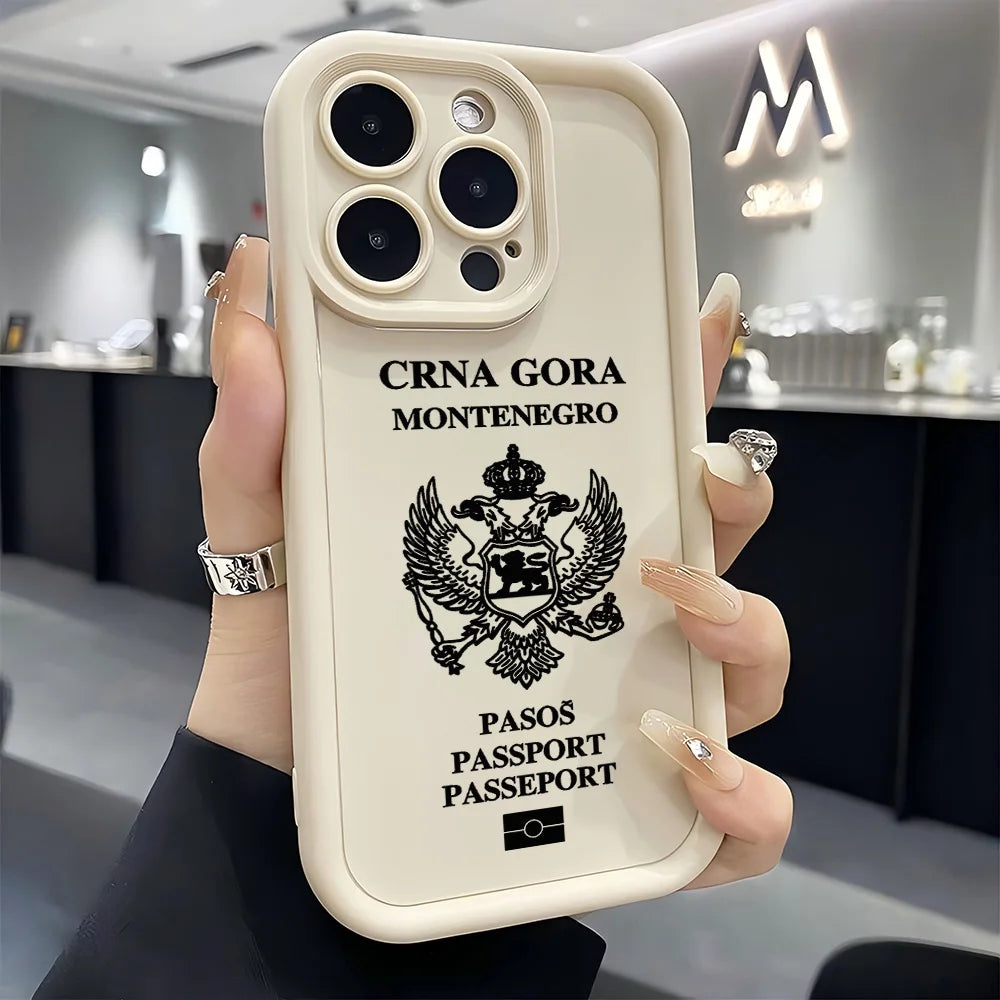 Montenegro Passport Phone Case | MNE