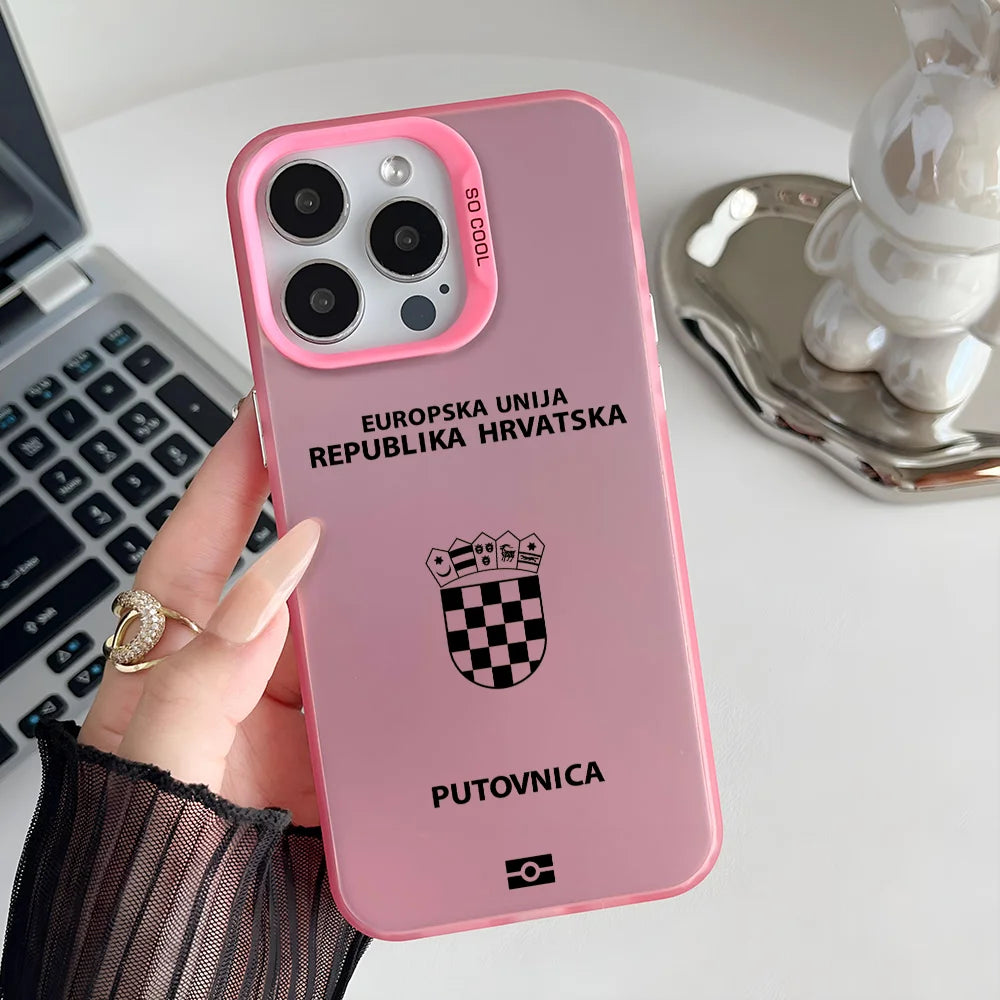 Croatia Passport Phone Case | Matte