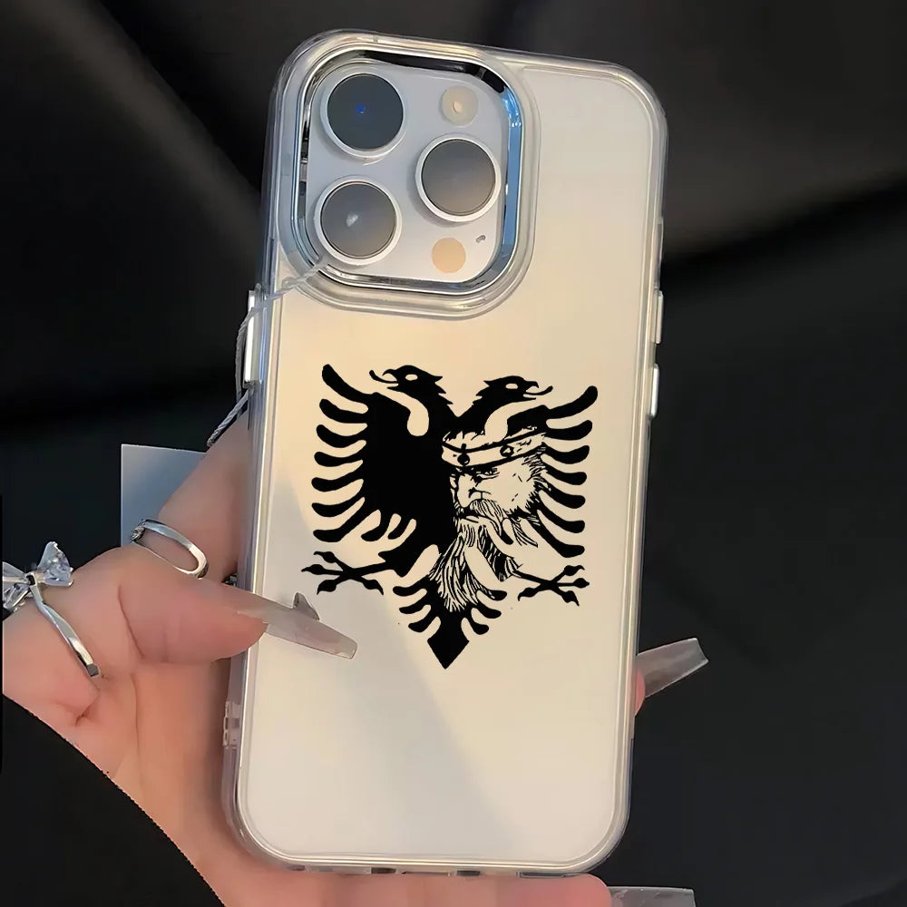 Albanian Eagle Phone Case | Transparent