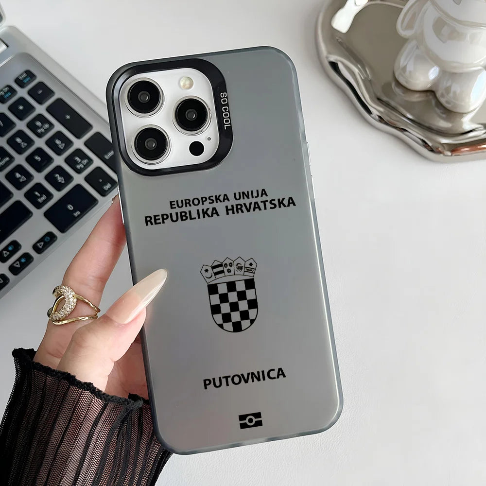 Croatia Passport Phone Case | Matte